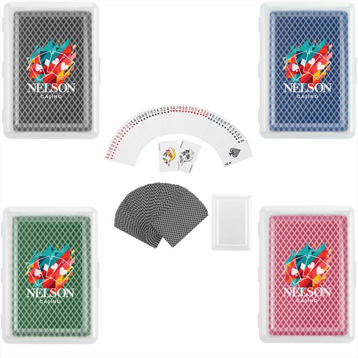 TH59 Playing Cards In Case With Custom Imprint